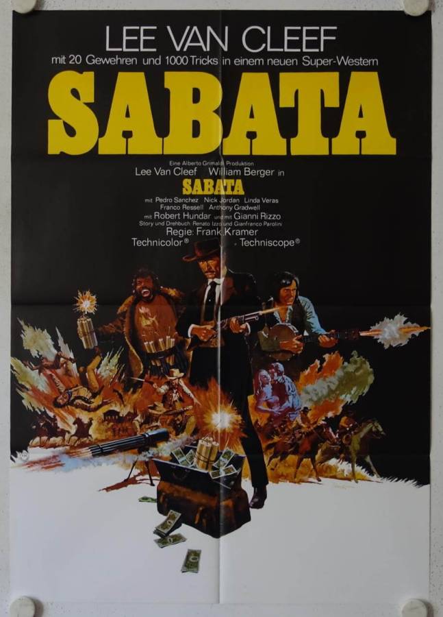 Sabata original release german movie poster